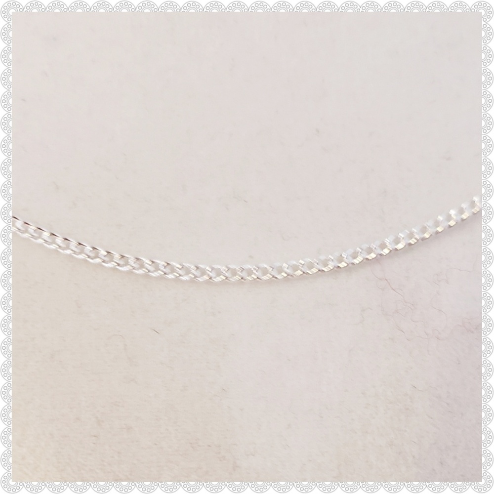 New 18" Sterling Silver  Curb Chain